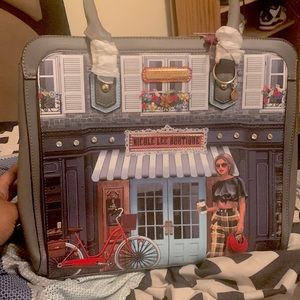 NICOLE LEE GREY LARGE BAG